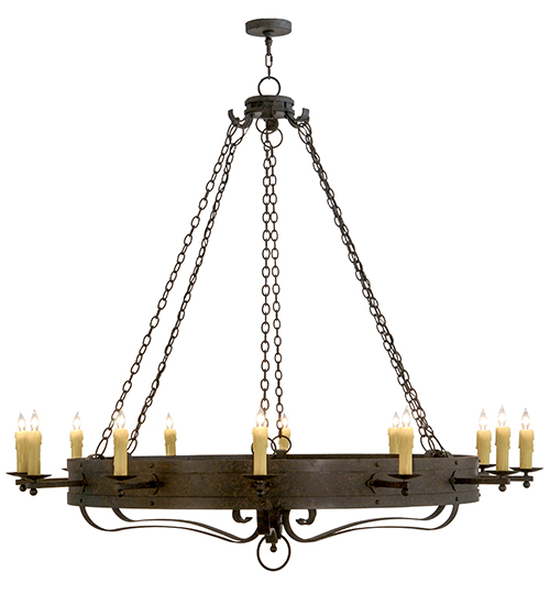 72"W Parnella 12 LT Chandelier | 153399