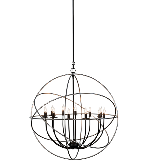 36" Wide Atom Enerjisi 12 LT Chandelier | 154128