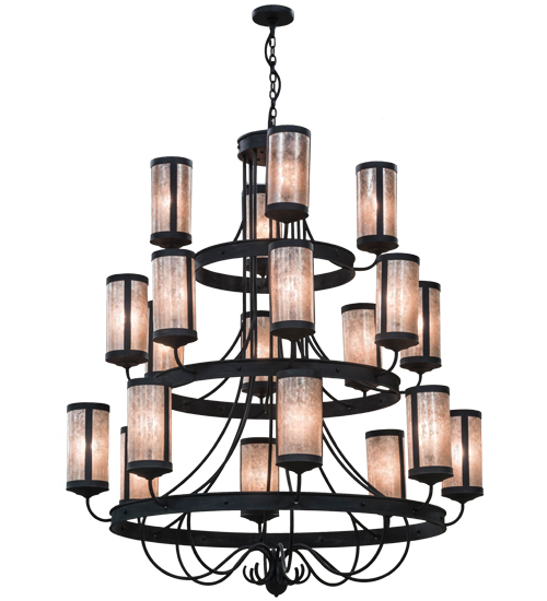 60"W Nehring 20 LT Three Tier Chandelier | 156557