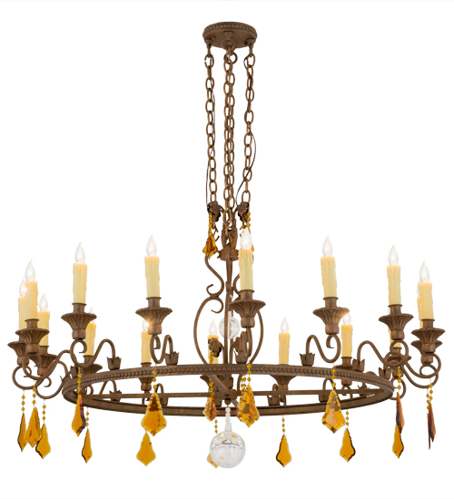 48" Wide Peak 16 Light Chandelier | 157192