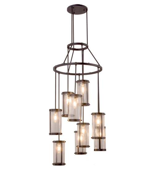 30" Wide Cartier 9 Light Cascading Chandelier | 161892