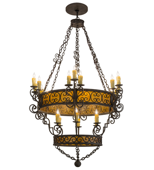48"W Isabo 24 LT Two Tier Chandelier | 165159