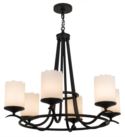 36" Wide Octavia 6 Light Chandelier | 165443