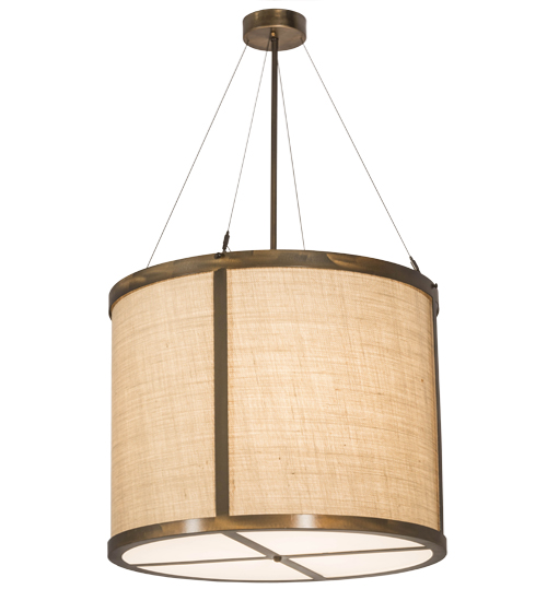 24"W Cilindro Textrene Pendant | 170893