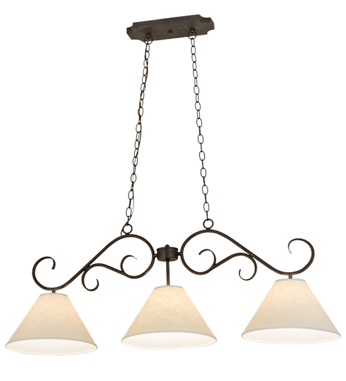 48" Long Bristol 3 Light Oblong Pendant | 171986
