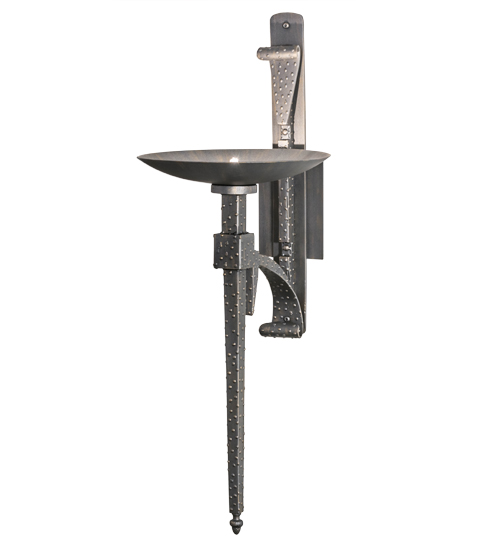 13"W Gothic Bobeche Wall Sconce | 174124