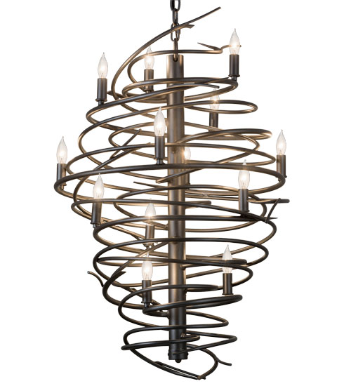 24"W Cyclone 13 LT Chandelier | 181100