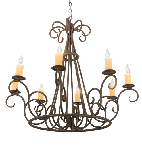 42" Wide Marguerite 8 Light Chandelier | 194321