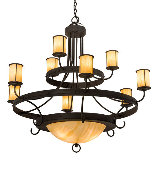 52" Wide Nehring 9 LT Chandelier | 194814