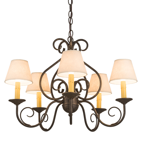 24" Wide Jenna 5 LT Chandelier | 197364
