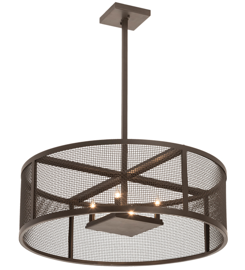 30" Wide Cilindro Rame Pendant | 199480