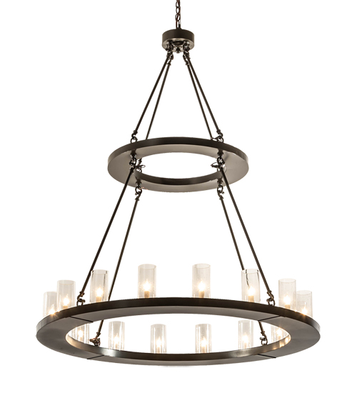 48" Wide Loxley 16 Light Two Tier Chandelier | 202214