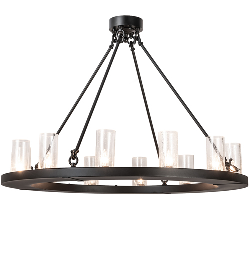 42" Wide Loxley 12 Light Semi-Flushmount | 210263