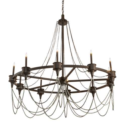60" Wide Marcie 10 Light Chandelier | 212031