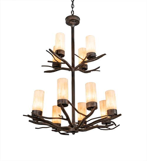 30" Wide Winter Solstice 12 Light Chandelier | 212303