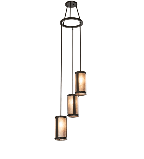 20" Wide Cartier 3 Light Cascading Chandelier | 233900