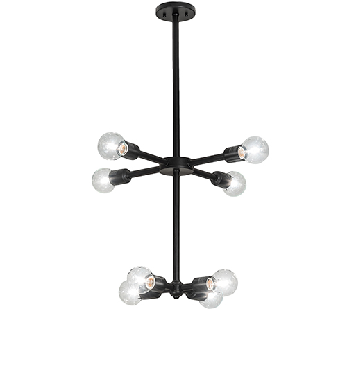 20" Wide Pronograde Jack 8 Light Chandelier | 243083