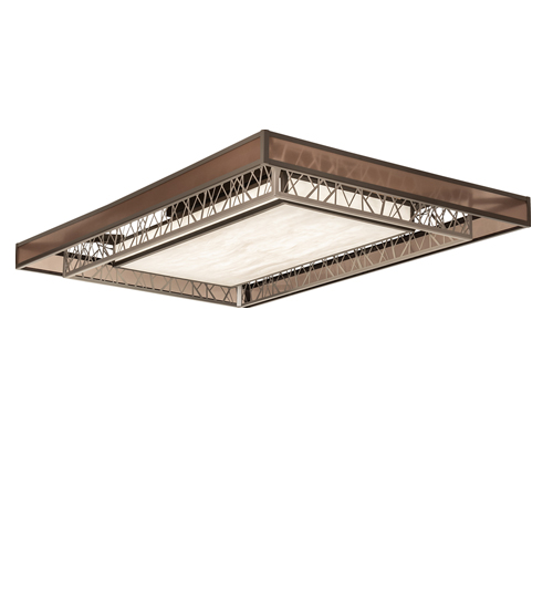 72" Long Quadrato Rich Umador Semi-Flushmount | 244290