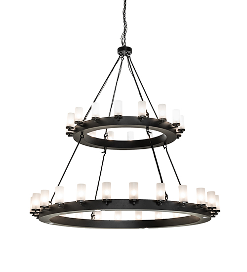 72" Wide Noziroh Ring 40 Light Two Tier Chandelier | 252649