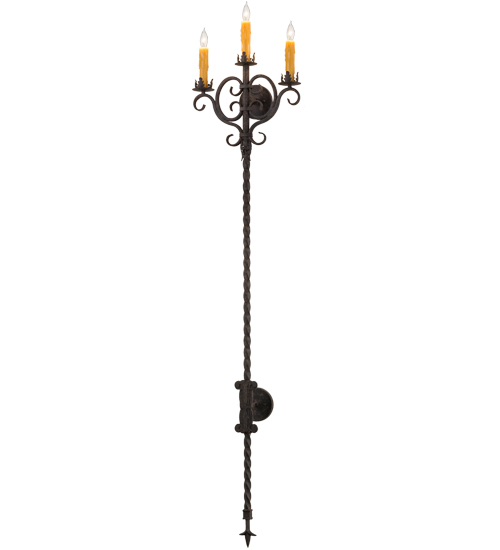 16" Wide Palmira 3 Light Wall Sconce | 253044