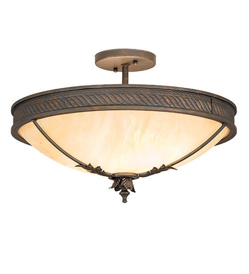 18" Wide Hoja Semi-Flushmount | 255594