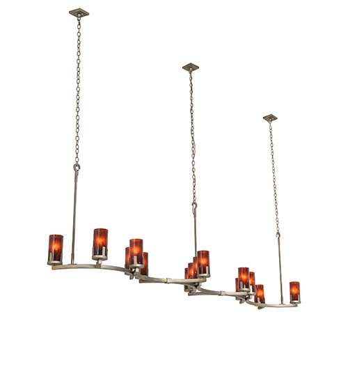 118" Long Cero 14 Light Oblong Chandelier | 256730