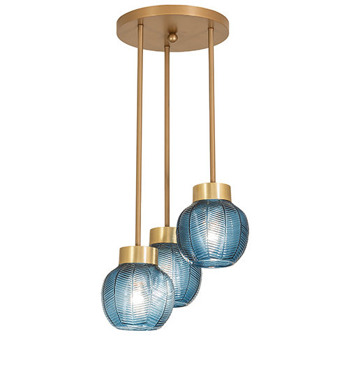 14" Wide Bola 3 Light Cascading Pendant | 262458