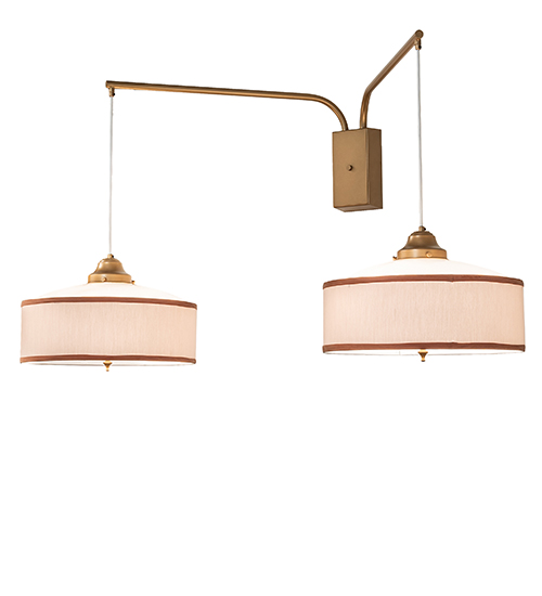 48" Wide Cilindro Duet 2 Light Wall Sconce | 263276