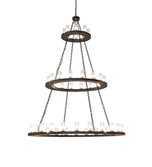 72" Wide Loxley 48 Light Three Tier Chandelier | 267293