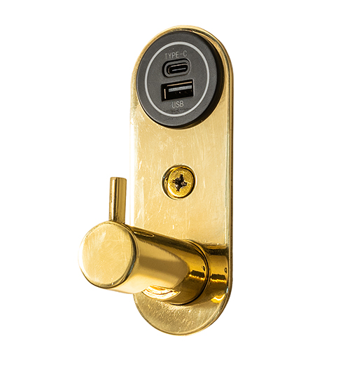 1.75" Wide Barra de luzis Lighted USB Purse Hook | 268126