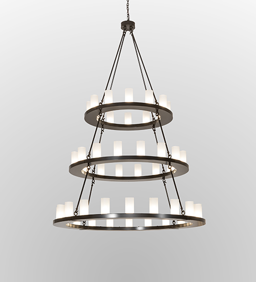60" Wide Loxley 48 Light Three Tier Chandelier | 281437
