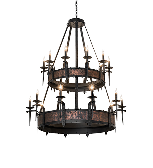 48" Wide Costello 20 Light Two Tier Chandelier | 282861