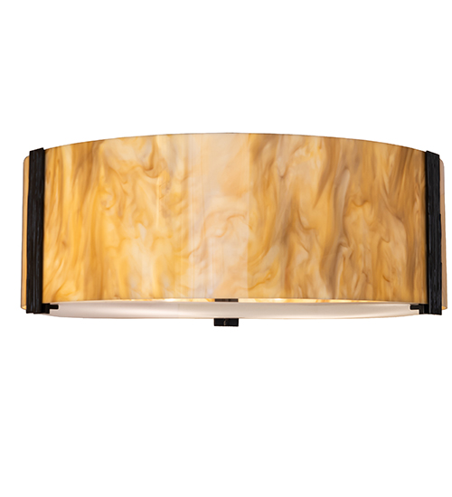 24" Wide Cilindro Bartel Flushmount | 112545