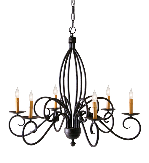 36" Wide Squire 6 Light Chandelier | 115286