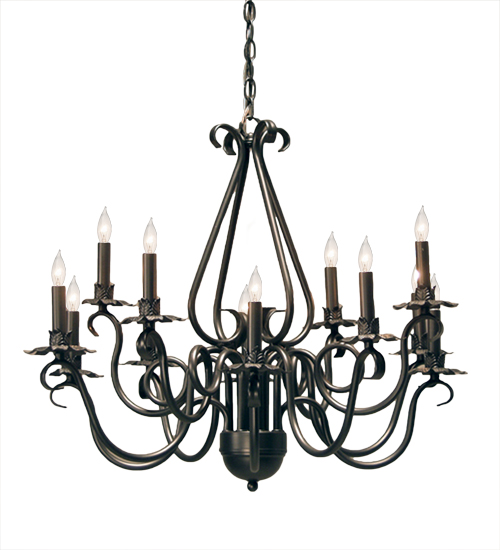 30" Wide Caleb 12 Light Chandelier | 115373