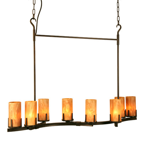 52" Long Cero 8 Light Oblong Chandelier | 115870