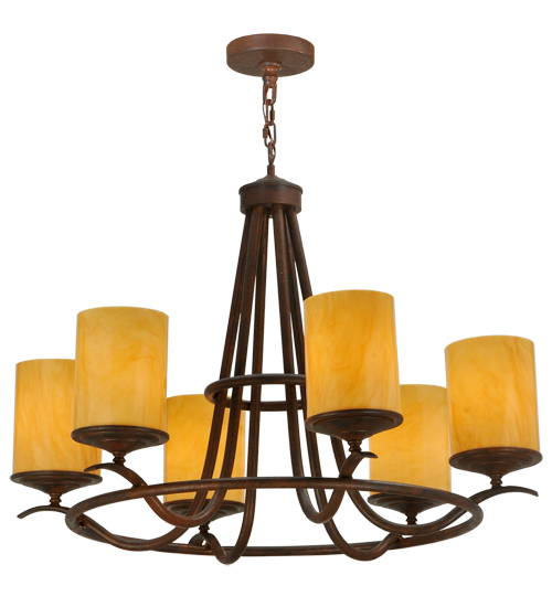 36" Wide Octavia 6 LT Chandelier | 116258
