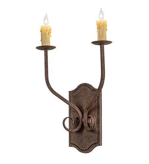 14" Wide Samuel 2 Light Wall Sconce | 116295