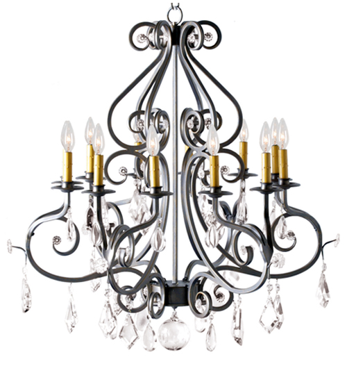 32" Wide Gia 12 Light Chandelier | 117525