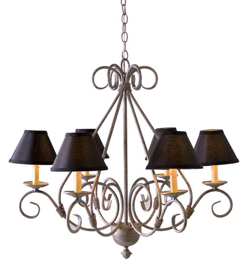 30" Wide Olivia 6 Light Chandelier | 118910