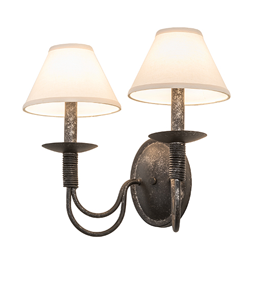 16" Wide Bell 2 Light Wall Sconce | 119083