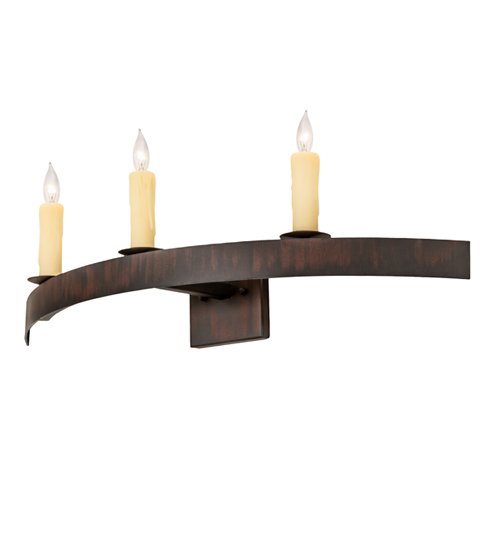 30" Wide Lakeshore 3 Light Wall Sconce | 120219