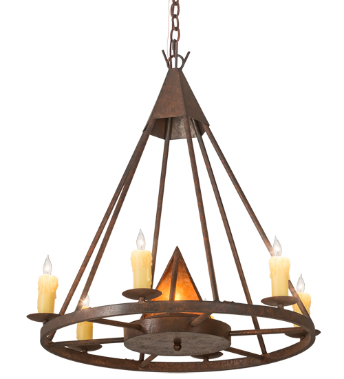 30" Wide Desert Arrow Chandelier | 120281