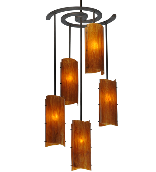 34"W Vortex 5 LT Chandelier | 125781