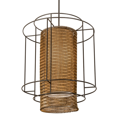 39" Wide Maille Drum Pendant | 128783