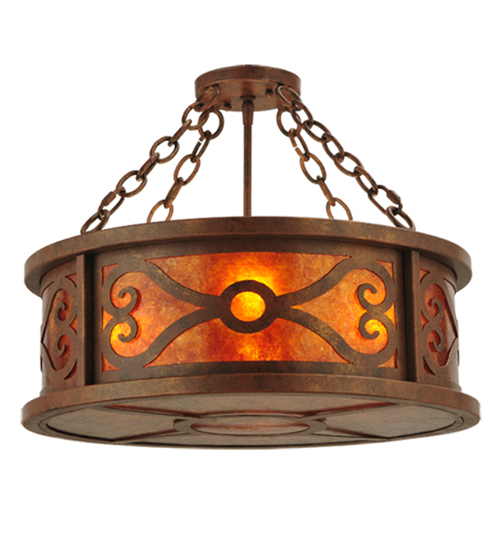 20" Wide Donya Semi-Flushmount | 129143