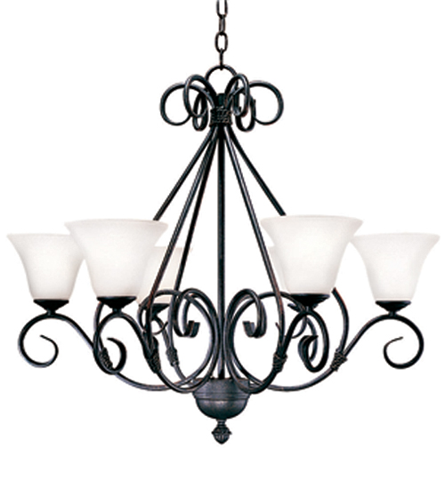 30" Wide Olivia 6 Light Chandelier | 129201