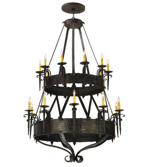 45"W Costello 20 LT Two Tier Chandelier | 129518