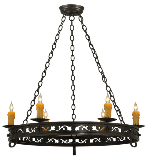 36" Wide Sagebrush 6 Light Chandelier | 131389