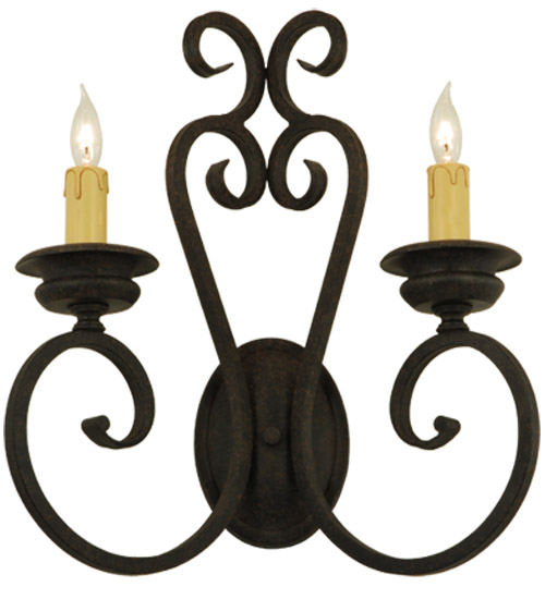 17" Wide Fernando 2 Light Wall Sconce | 134703